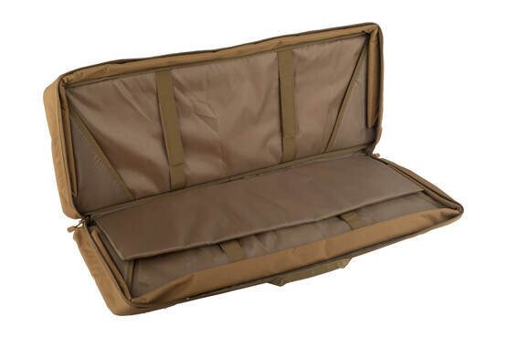 Primary Arms 36in double rifle case in tan, with interior padding